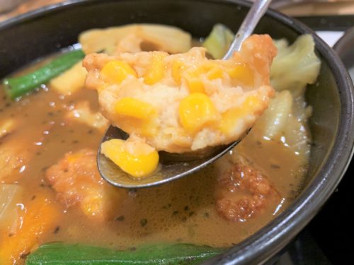 【ココイチ】ベジタブルスープカレーが美味しい＜豆腐ナゲット＞